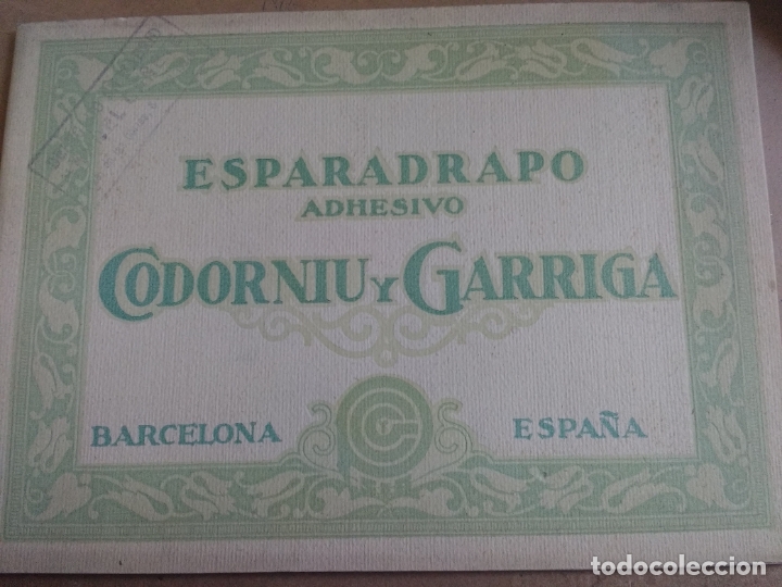 Cat&aacute;logos publicitarios: ANTIGUO CATALOGO PUBLICITARIO ESPARADRAPO ADHESIVO CODORNIU Y GARRIGA. BARCELONA,  VER INTERIOR  FOT