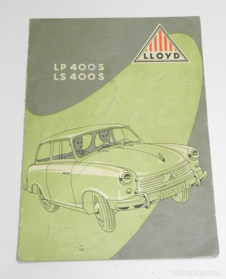 Catalogues publicitaires: CATALOGO DE COCHES LLOYD, LP 400S, LS 400S, 8 PAG, MIDE 20,5 X 15 CMS.