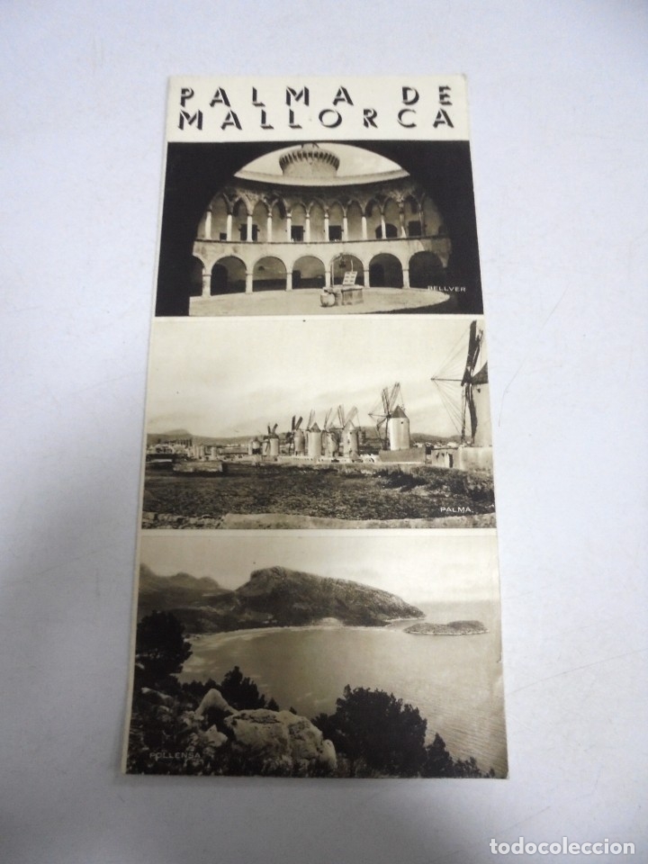 Werbekataloge: TRIPTICO. PALMA DE MALLORCA. PATRONATO NACIONAL DE TURISMO. INFORMACION Y FOTOS. VER