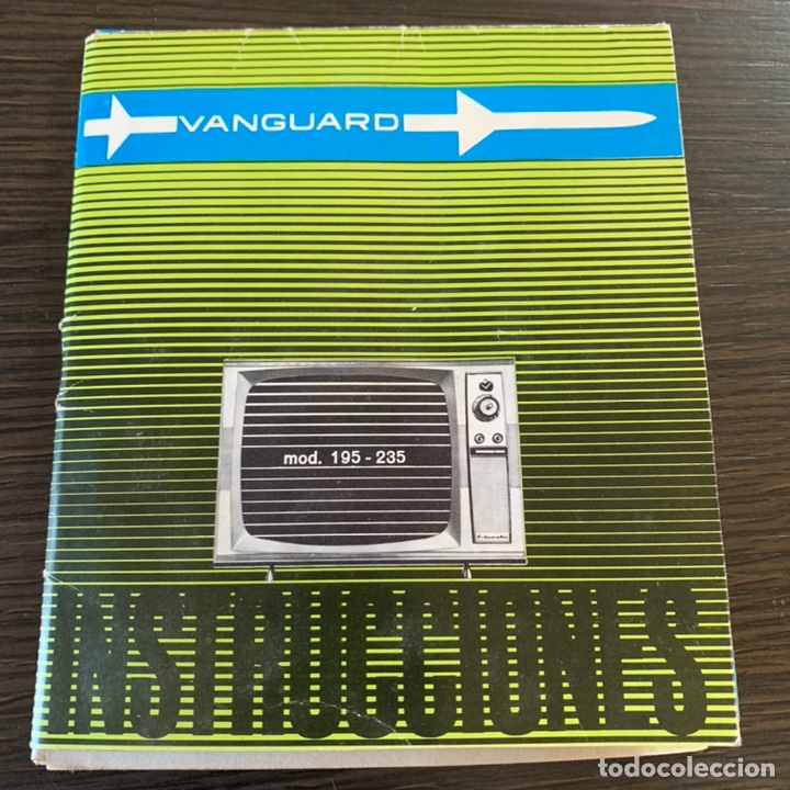Advertising Catalogs: Manual de instrucciones Vanguard TV televisi&oacute;n modelo 195-235 a&ntilde;os 60