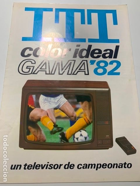 Advertising Catalogs: catalogo televisor tv itt color ideal gama 82 de 1982