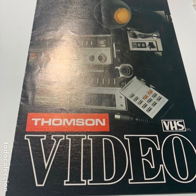 Catalogues publicitaires: catalogo video vhs thomson de 1982