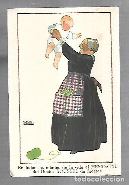 Catalogues publicitaires: PEQUE&Ntilde;A PUBLICIDAD DE FARMACIA. EN CARTON. HEMOSTYL DEL DOCTOR ROUSSEL. VER DORSO