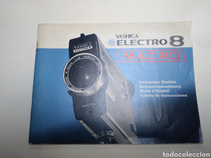 Advertising Catalogs: FOLLETO DE INSTRUCCIONES. YASHICA. ELECTRO 8. MACRO.