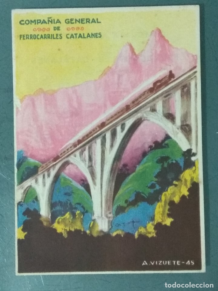 Cataloghi pubblicitari: FOLLETO COMPA&Ntilde;&Iacute;A GENERAL DE FERROCARRILES CATALANES.