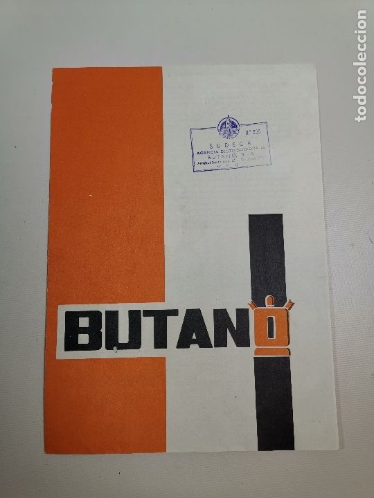 Cataloghi pubblicitari: FOLLETO PUBLICIDAD BUTANO S.A -- A&Ntilde;OS 60-----REF-ZZ