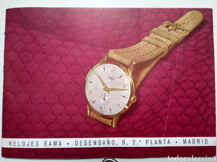 Advertising Catalogs: CATALOGO RELOJES. RELOJES GAMA. MADRID A&Ntilde;O 1957.