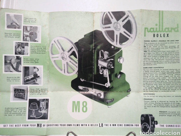 Advertising Catalogs: PAILLARD BOLEX. INSTRUCCIONES DE USO. A&Ntilde;OS 50.