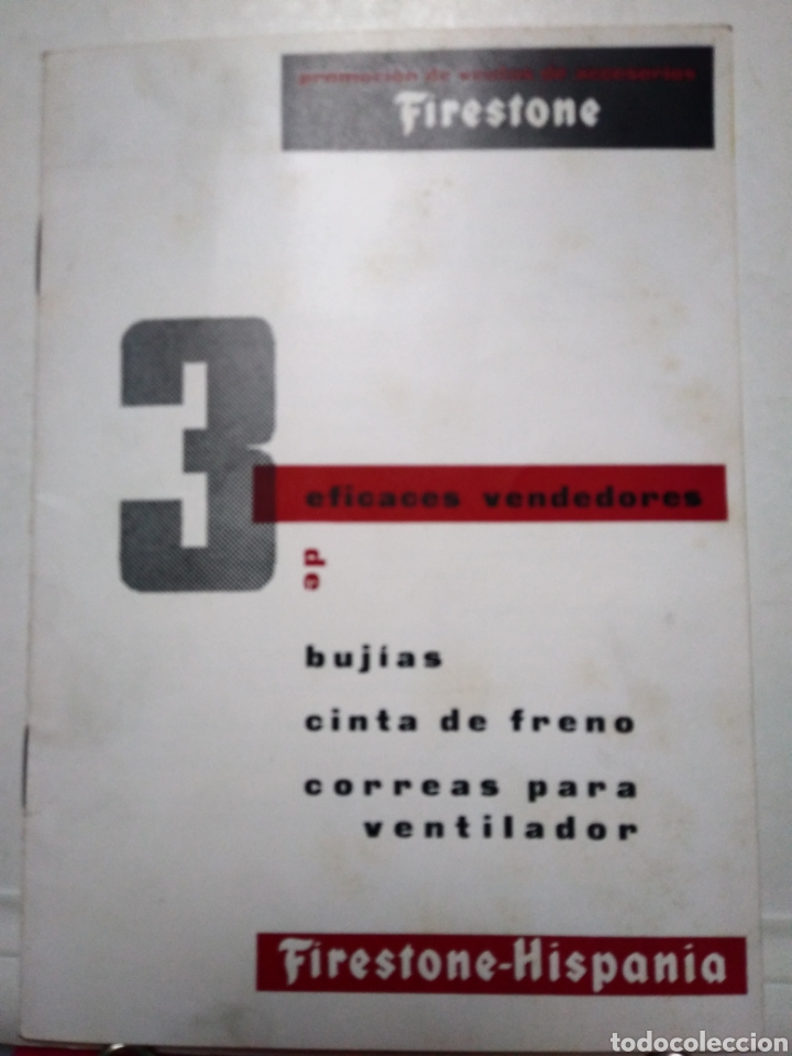 Advertising Catalogs: FIRESTONE-HISPANIA. ANTIGUA PUBLICIDAD. A&Ntilde;OS 50.