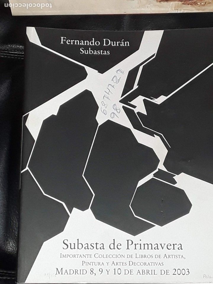 Werbekataloge: Fernando Dur&aacute;n. Subastas