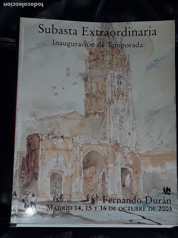 Cat&aacute;logos publicitarios: Fernando Dur&aacute;n. Subastas - Foto 1