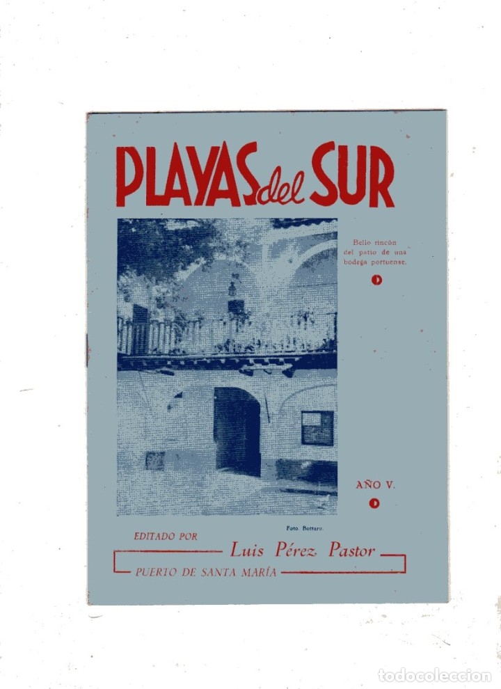 Catalogues publicitaires: FOLLETO PUBLICITARIO. A&Ntilde;OS 40. PUERTO DE SANTA MARIA. MED : 21.5 X 16 CM APROX.
