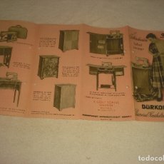 Catálogos publicitarios: DURKOPP, CATALOGO PUBLICITARIO DE MAQUINAS DE COSER EN ALEMAN.. Lote 182263056
