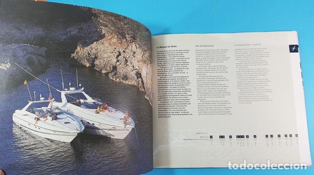 Werbekataloge: CATALOGO DE YATES SUNSEEKER 1993 64 PAGINAS 27 X 30,50 CM ESPA&Ntilde;OL / FRANCES / ALEMAN
