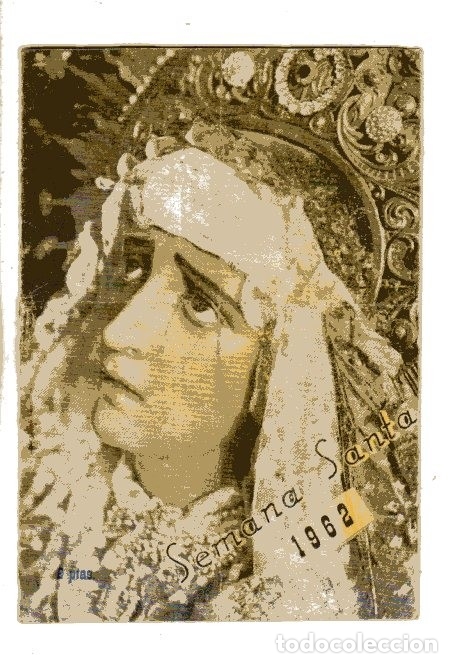 Catalogues publicitaires: CADIZ, SEMANA SANTA DE 1962, PROGRAMA DE MANO, PROFUSION DE PUBLICIDAD.