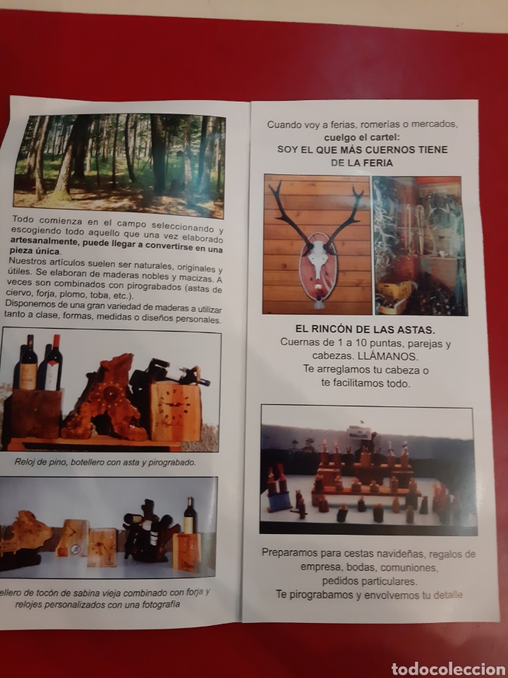 Cat&aacute;logos publicitarios: Cuenca Bunache de la Sierra Artesan&iacute;a Madera - Foto 2