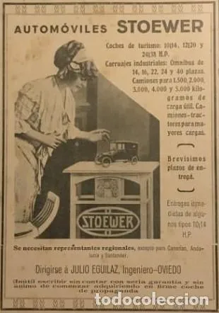 1914 Publicidad Automóviles Stoewer