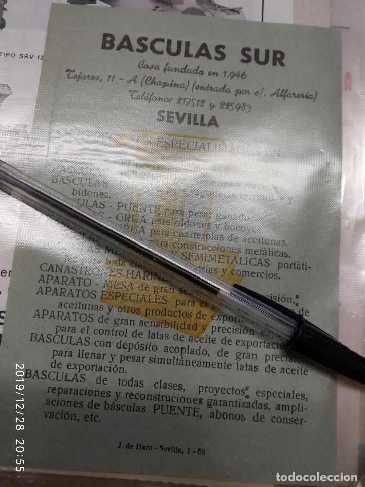 Cat&aacute;logos publicit&aacute;rios: BASCULAS SURSEVILLA FLYER PUBLICITARIO.