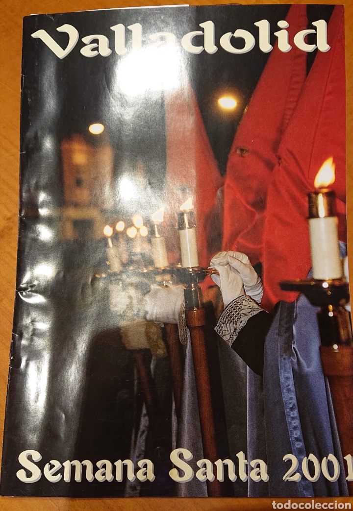 Cat&aacute;logos publicit&aacute;rios: Valladolid, semana Santa 2001, gu&iacute;a original, tama&ntilde;o folio