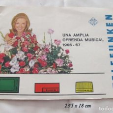 Catálogos publicitarios: CATALOGO RADIOS TV TELEFUNKEN 1966-67