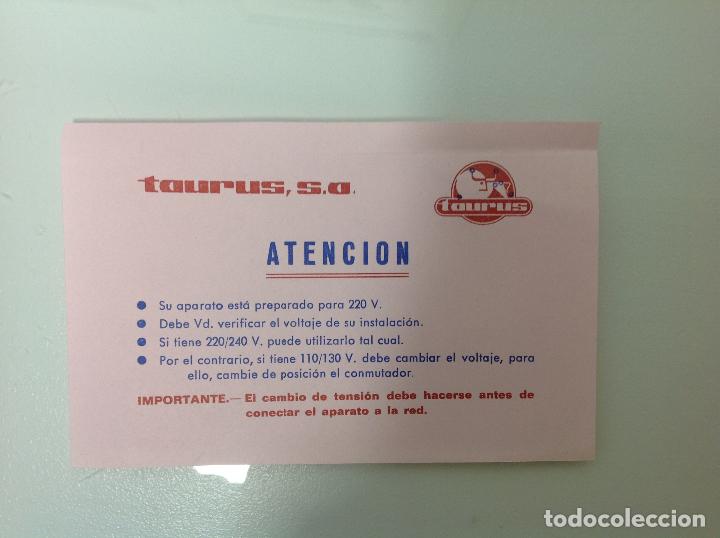 Cat&aacute;logos publicitarios: Catalogo publicitario folleto Taurus S A