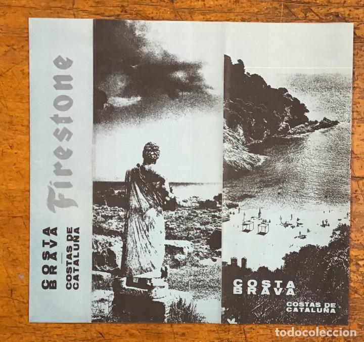 Cat&aacute;logos publicitarios: FIRESTONE, COMPLEMENTO DESCRIPTIVO, MAPA TUR&Iacute;STICO 1963 - Foto 3