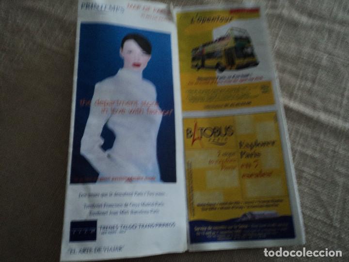 Cat&aacute;logos publicitarios: plano guia de paris a&ntilde;o 2000 - Foto 1