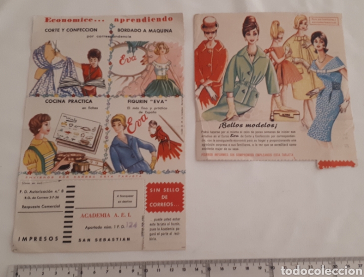 Cat&aacute;logos publicitarios: Publicidad curso Eva corte y confecci&oacute;n