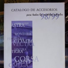 Catálogos publicitarios: CATÁLOGO DE ACCESORIOS OPEL 98/99 COCHES CORSA
