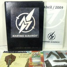 Catálogos publicitarios: CATALOGO GENERAL ALBAINOX 2008 +TARIFA PRECIOS+REVISTAS - NAVAJAS CUCHILLOS ARMAS -LIBRO MARTINEZ