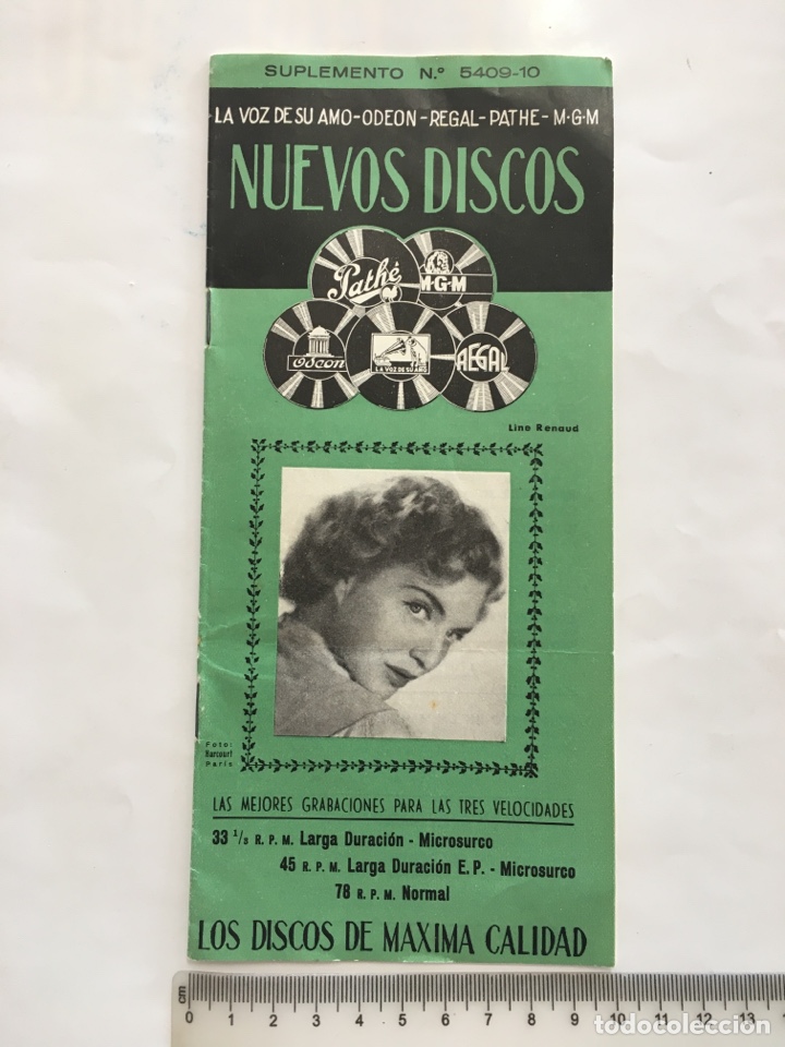 Cataloghi pubblicitari: LA VOZ DE SU AMO. ODEON. REGAL. PATHE. MGM. NUEVOS DISCOS. CAT&Aacute;LOGO.