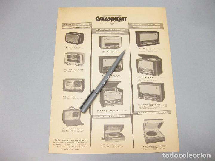 Cat&aacute;logos publicitarios: Cat&aacute;logo de Televisi&oacute;n. Grammont. Radio T&eacute;l&eacute;vision. Paris.