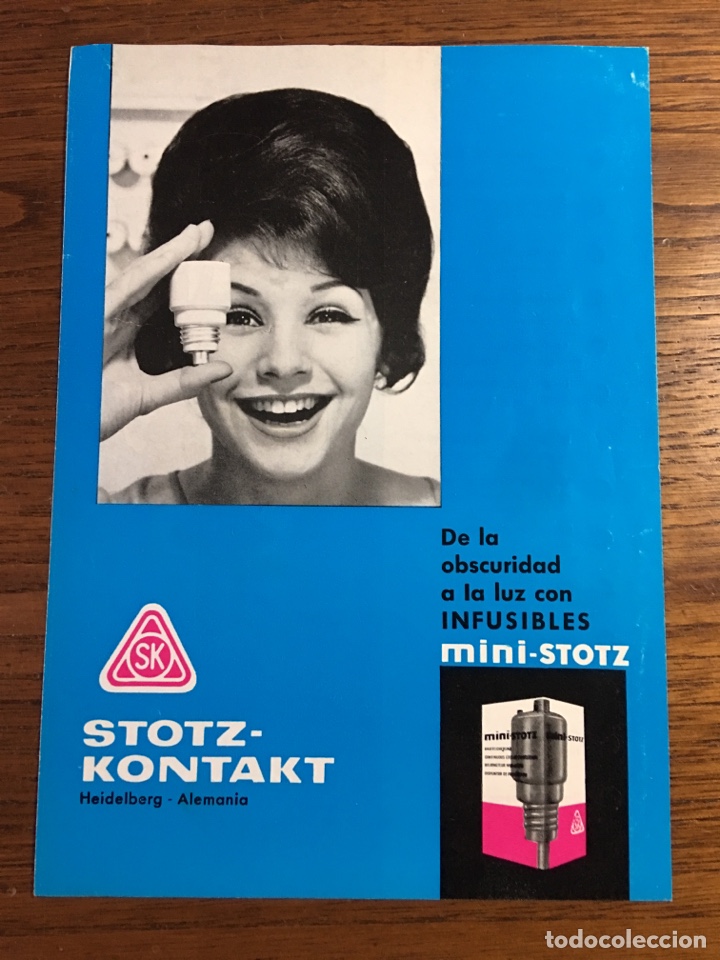 Cat&aacute;logos publicit&aacute;rios: HOJA CAT&Aacute;LOGO PUBLICIDAD BOMBILLA INFUSIBLES MINI STOTZ KONTAKT