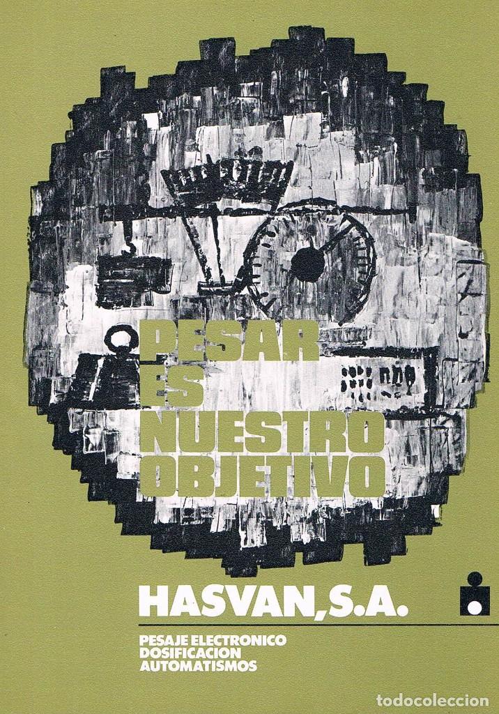 Werbekataloge: FOLLETO PUBLICITARIO HASVAN SA PESAJE ELECTRONICO DOSIFICACION AUTOMATISMOS EXPOQUIMIA 78