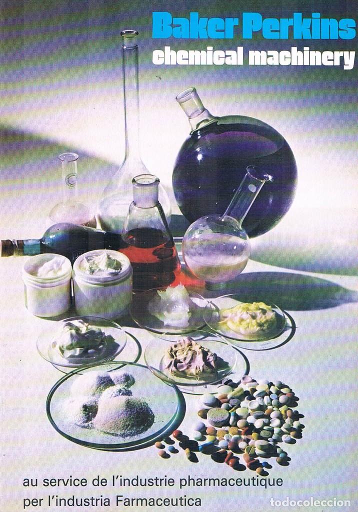 Cat&aacute;logos publicit&aacute;rios: FOLLETO PUBLICITARIO BAKER PERKINS CHEMICAL MACHINERY REMY P CHARPENTIER SA EXPOQUIMIA 78