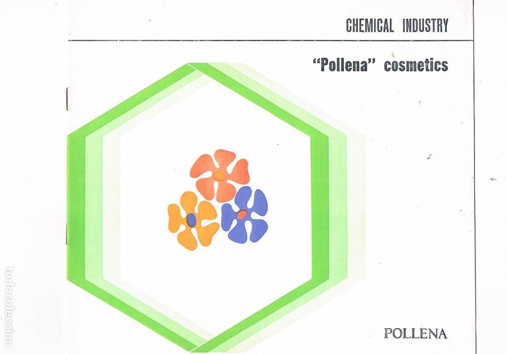 Werbekataloge: FOLLETO PUBLICIDAD EXPOQUIMIA 78 POLLENA COSMETICS CHEMICAL INDUSTRY **
