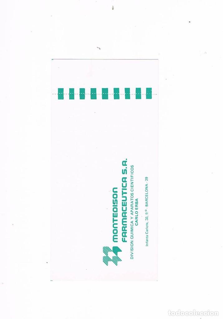 Cat&aacute;logos publicit&aacute;rios: FOLLETO PUBLICIDAD EXPOQUIMIA 78 MONTEDISON FARMACEUTICA SA CARLO ERBA SERVICIO DOCUMENTACION **