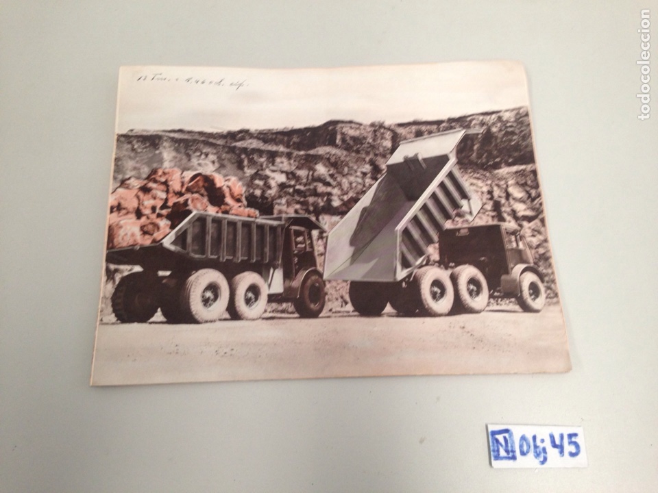 Cat&aacute;logos publicitarios: Catalogo de camiones antiguo - Foto 1