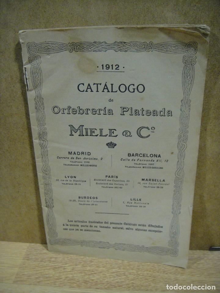 Cat&aacute;logos publicitarios: catalogo orfebreria plateada miele - a&ntilde;o 1912