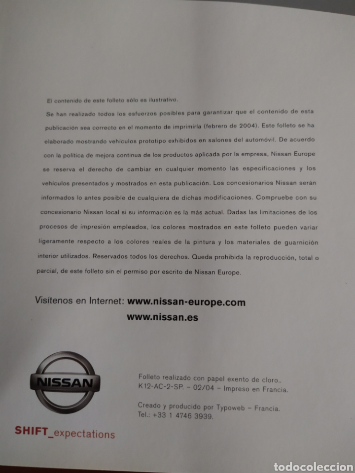 Cat&aacute;logos publicitarios: Nissan Micra - Accesorios - Foto 2
