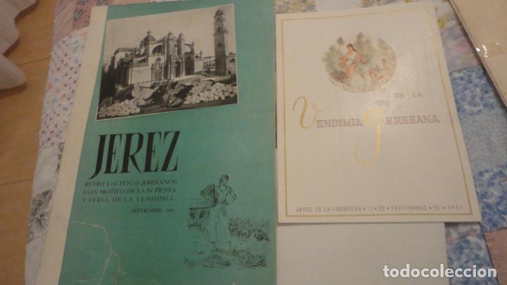 Cat&aacute;logos publicitarios: JEREZ.REVISTA TEMAS JEREZANOS IV FIESTA Y FERIA VENDIMIA. JEREZ DE LA FRONTERA 1951