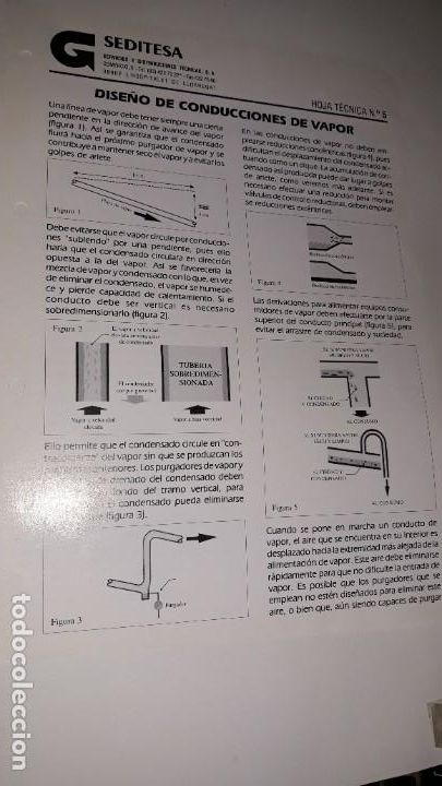 Cat&aacute;logos publicitarios: HOJA T&Eacute;CNICA 5 DISE&Ntilde;O CONDUCCIONES VAPOR REDUCCI&Oacute;N SOBREDIMENSIONADA TABLA PRESI&Oacute;N LIRAS INSTALACI&Oacute;N
