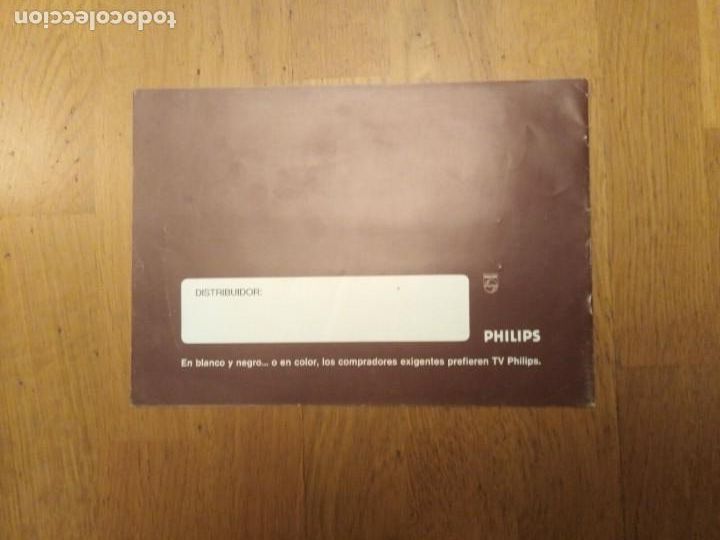 Cat&aacute;logos publicitarios: Cat&aacute;logo Televisiones Phillips antiguo - Foto 6