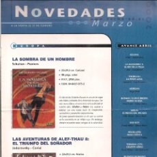 Catálogos publicitarios: CATÁLOGO DE NOVEDADES NORMA EDITORIAL MARZO 2000. Y LISTADO GENERAL DE PUBLICACIONES MARZO 2000