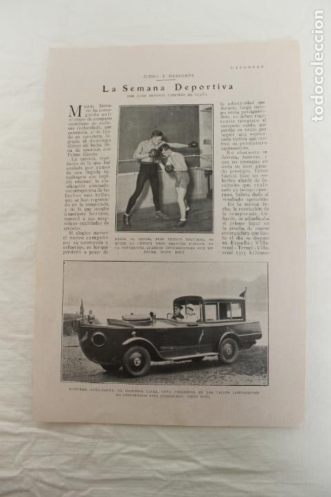 Catalogues publicitaires: HOJA DE PUBLICIDAD COCHE CANOA, REVISTA BLANCO Y NEGRO