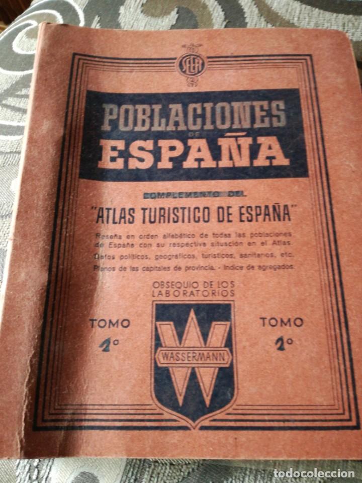 Cat&aacute;logos publicitarios: Poblaciones de Espa&ntilde;a laboratorios Wassermann - Foto 1