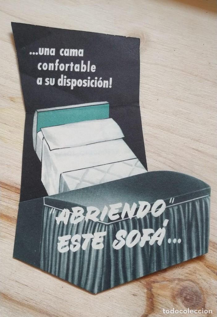Catalogues publicitaires: PAPEL PUBLICITARIO DESPLEGABLE SOFA-CAMA SEMA MARAVILLA.