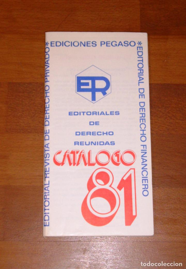 Werbekataloge: EDITORIALES DE DERECHO REUNIDAS : Cat&aacute;logo 81