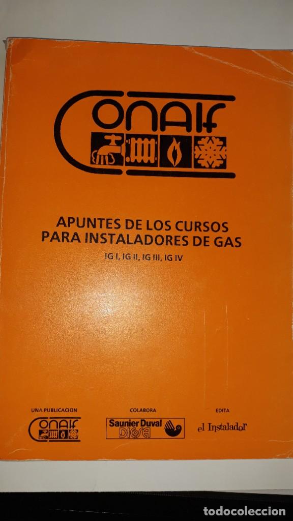 Cat&aacute;logos publicitarios: MANUAL T&Eacute;CNICO APUNTES CURSOS INSTALADOR GAS IGI IGII IGIII IGIV MATES F&Iacute;SICA QU&Iacute;MICA APARATO CONTAD