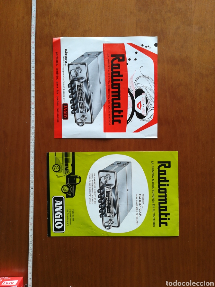 Cataloghi pubblicitari: Hojas publicidad caracter&iacute;sticas radiomatic anglo radio coche